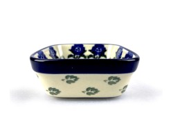 428 Bunzlau vierkant schaaltje 9,5 x 9,5 cm 1071X 428 Kleine vierkante schaaltjes 9,5 x 9,5 cm